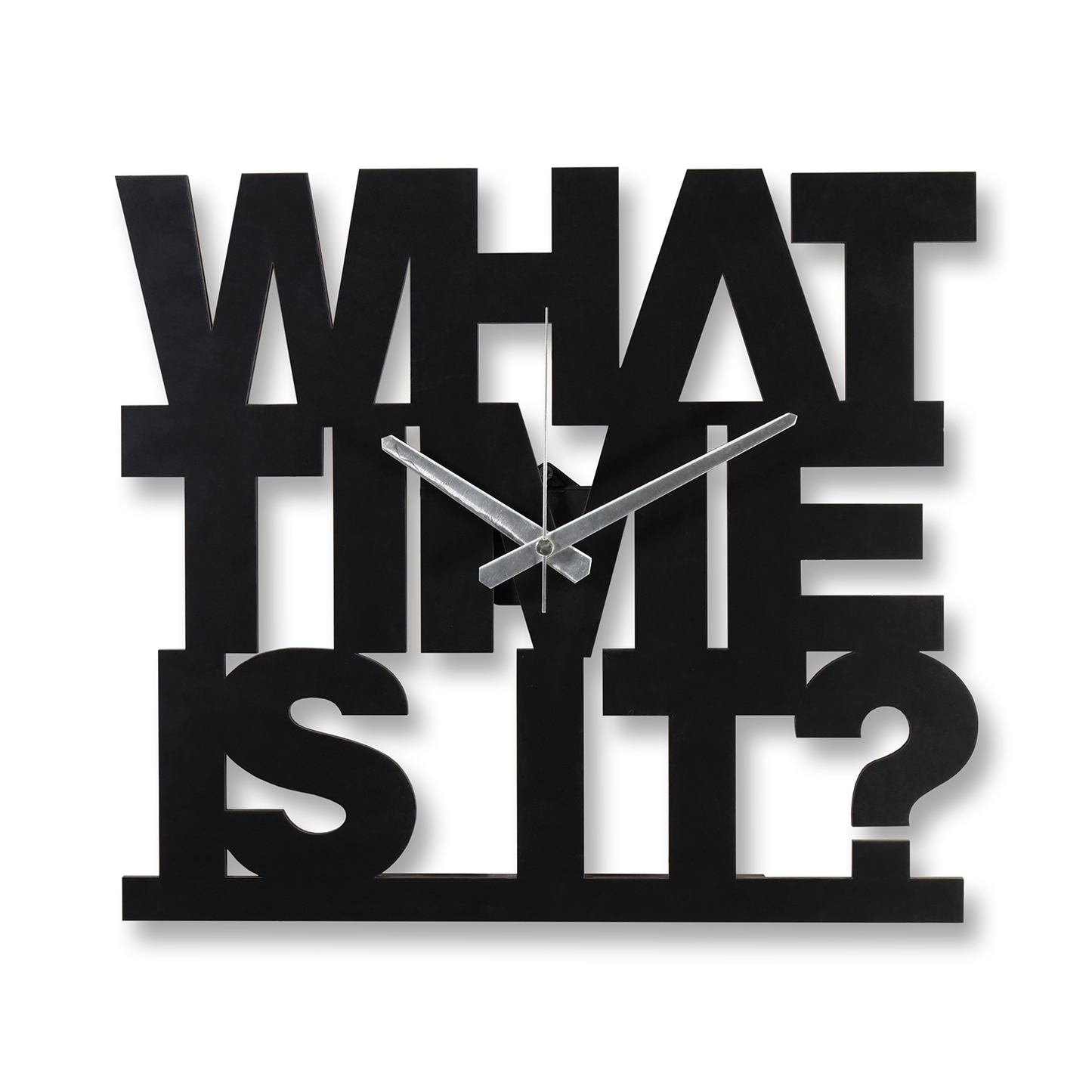 What Time Is It Ahşap Duvar Saati