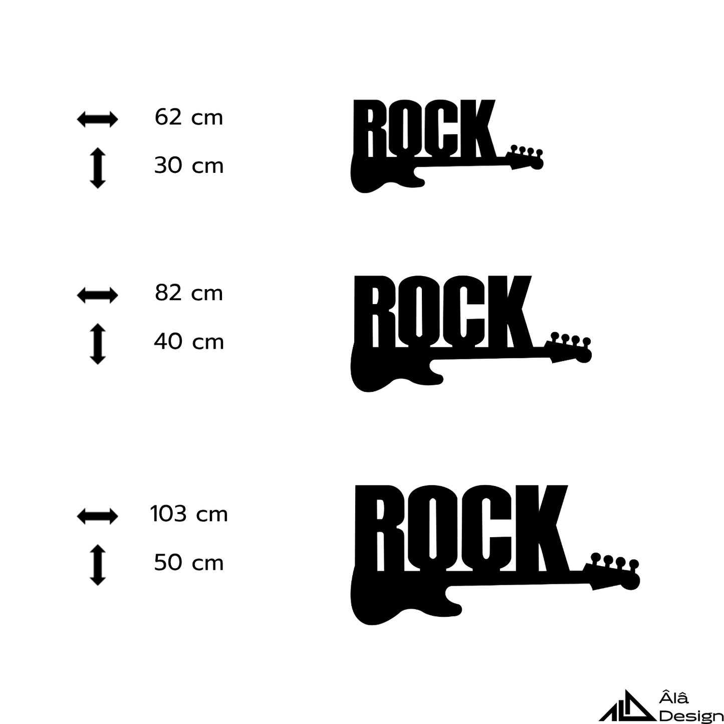 Rock'n Roll Temalı Ahşap Duvar Tablosu